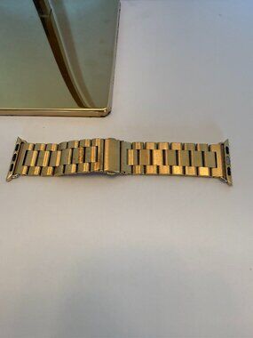 Apple Watch Bracelet band Stainless Steel GOLD D-027